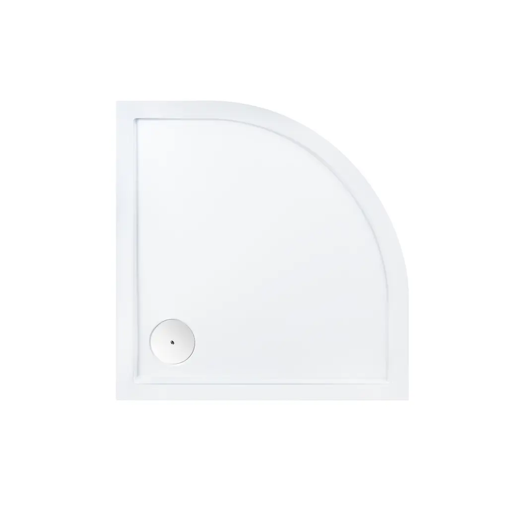 Душовий піддон Qtap Robin 308812C 80x80x12 см + сифон Білий - фото 3