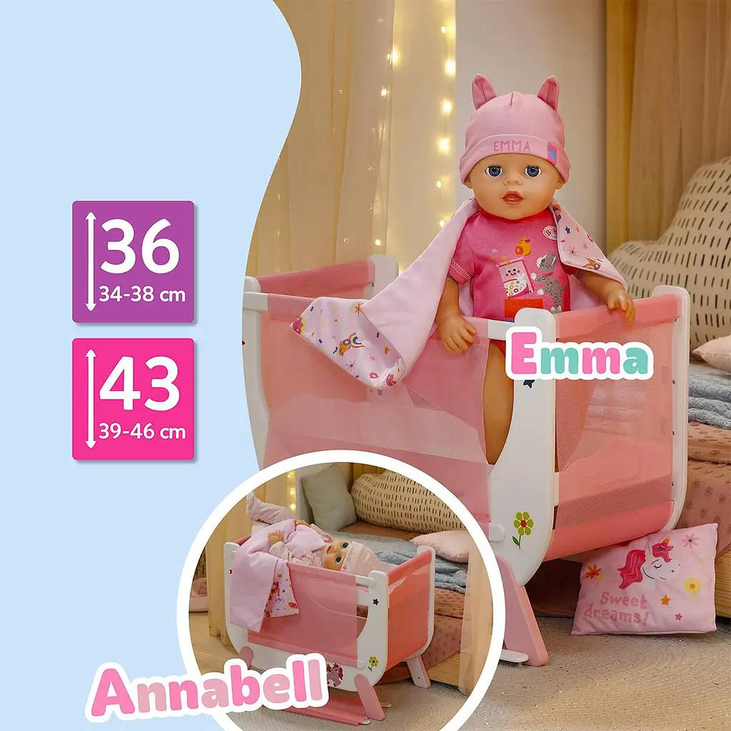 Ліжечко для ляльки BABY BORN – СНИ ЄДИНОРОГА BABY born 840993 - фото 3