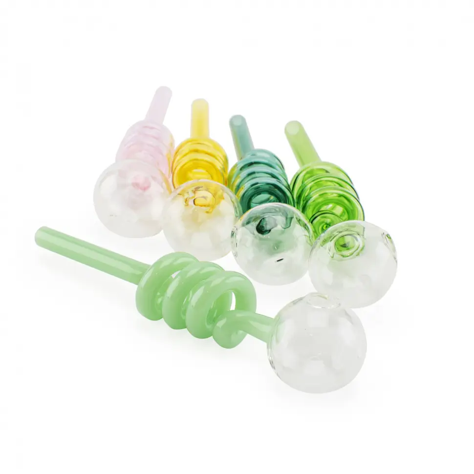 Скляна люлька Wax-Oil Burner Helix (BB15039) - фото 2