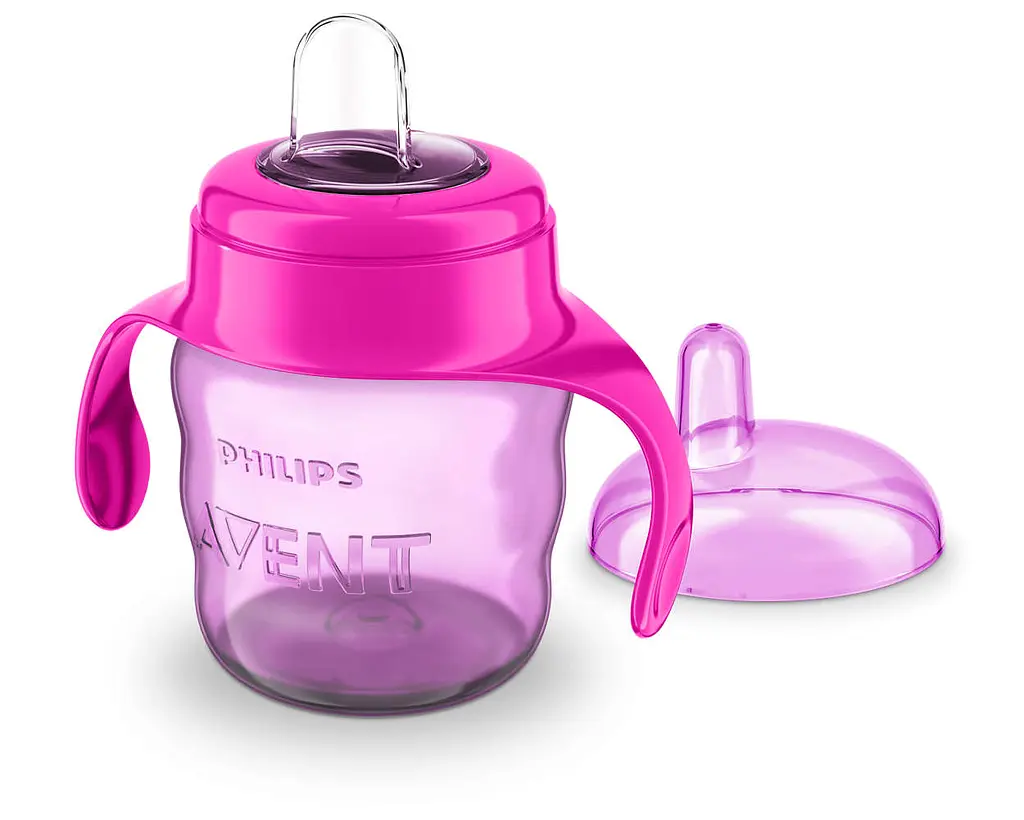 Чашка-непроливайка Philips Avent с мягким носиком 6+ мес. 200 мл розовая (SCF551/03) - фото 3
