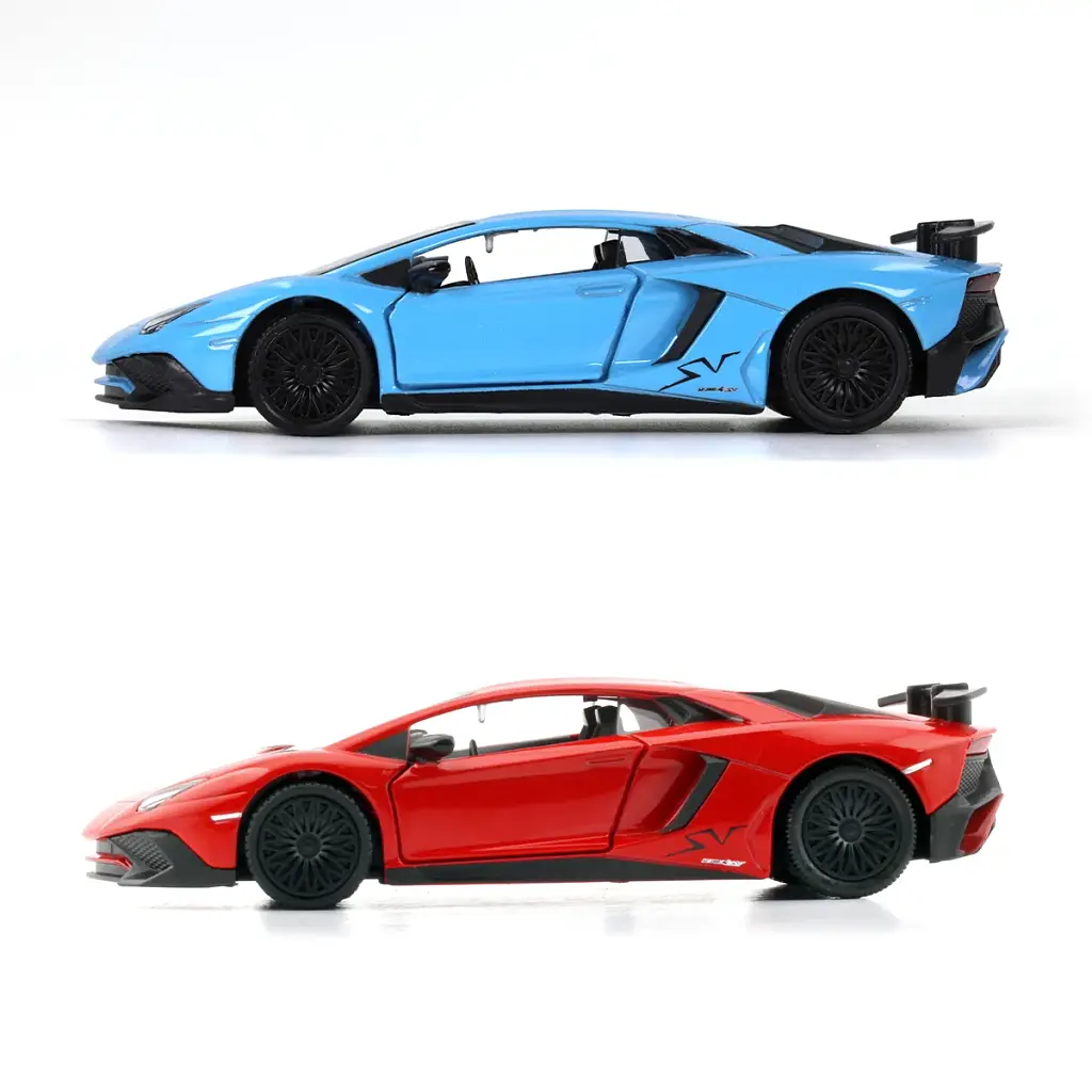 Автомодель - LAMBORGHINI AVENTADOR (червоний, синій) - фото 2