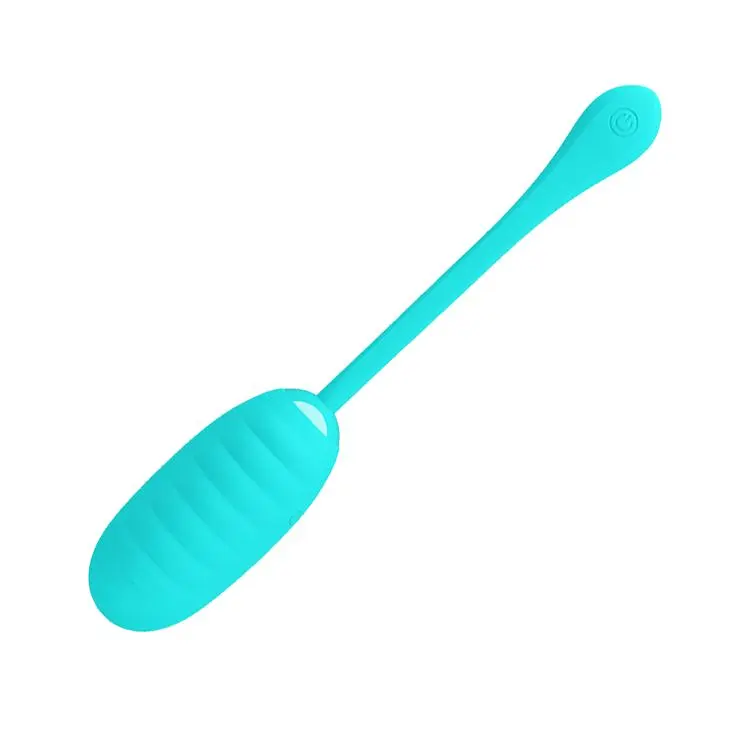 Віброяйце Pretty Love Kirk Vibrating Egg Mint, 8х3,5 см бірюзовий - фото 8