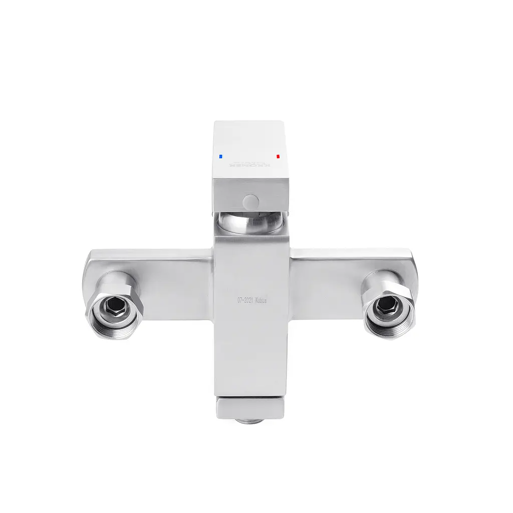 Смеситель для ванны Kroner KRM Edelstahl Kubus - ESG060 (CV023012) - фото 4