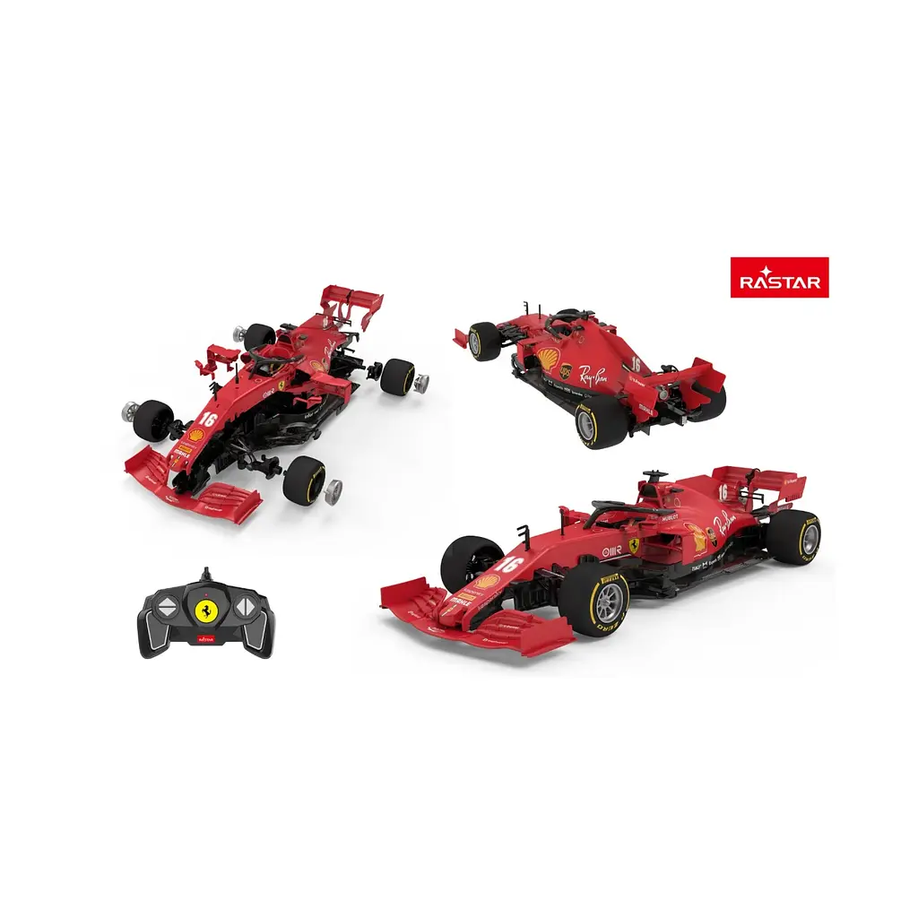 Машинка конструктор RASTAR Ferrari SF1000 1:16 красный 97000 - фото 2