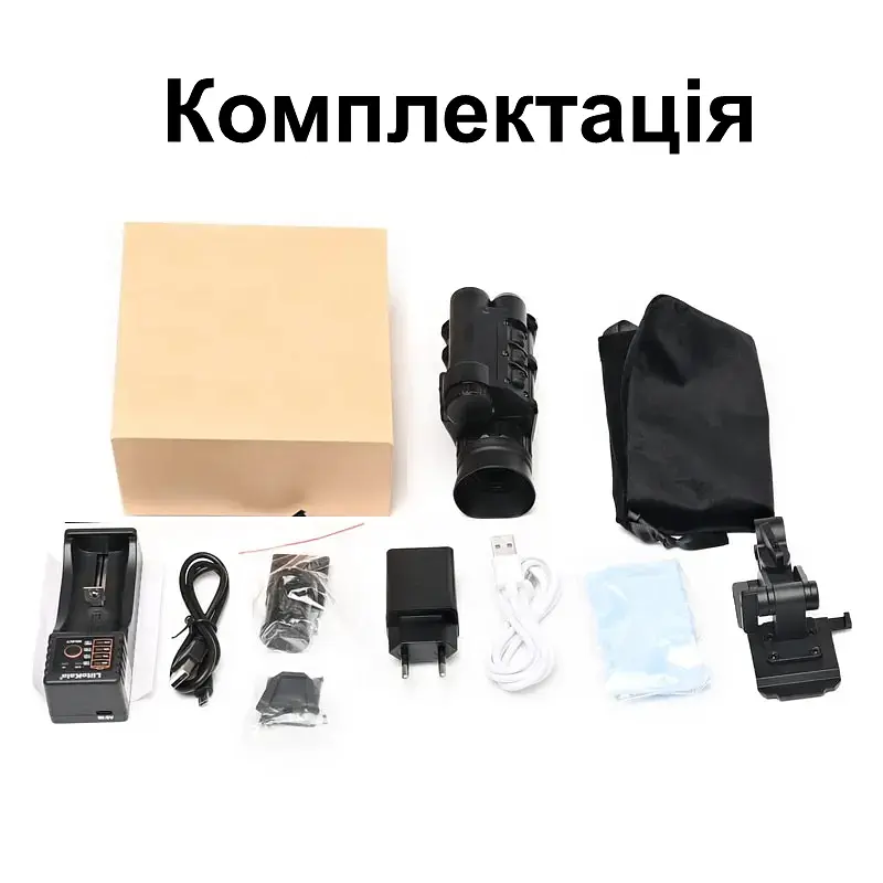 Монокуляр нічного бачення з кутом огляду 40°, невидимою підсвіткою 940nm, wifi, записом та кріпленням Binock NVG30 (101030) - фото 8