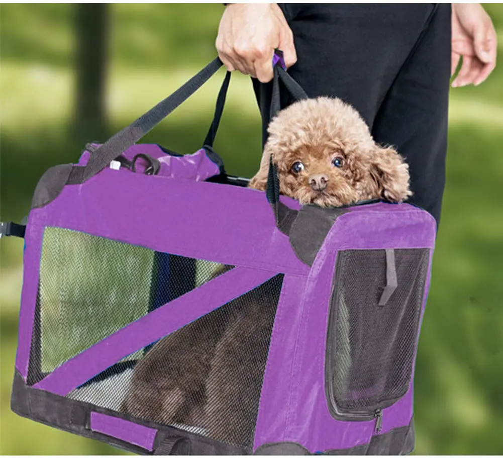 М'яка клітка для собак Bestopet (Люпосанчик) Portable Soft-Sided Dog Crate BS-SC-006 - фото 5