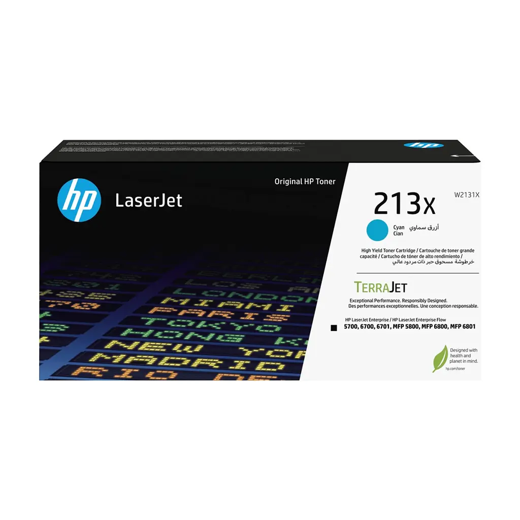 Картридж HP CLJ 213X Cyan 6K (W2131X)