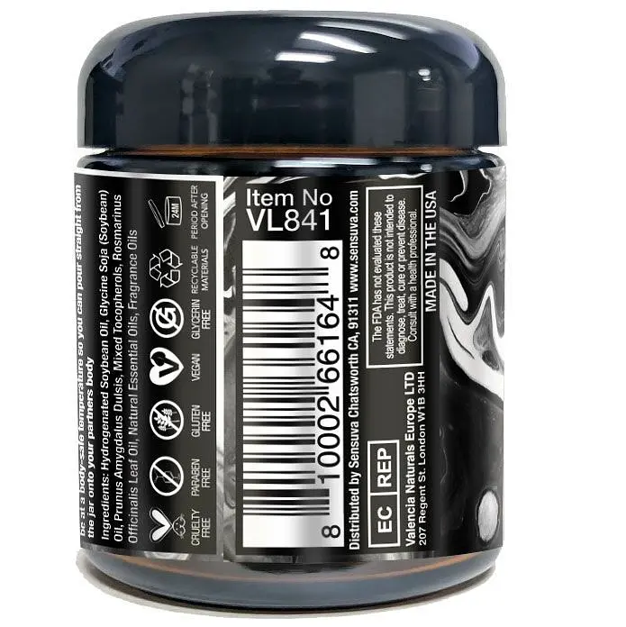 Масажна свічка Sensuva [HE]RO Dark Temptation Massage Oil Candle 113г - фото 2