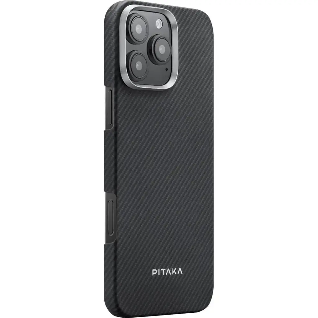 Чохол Pitaka Ultra-Slim Twill 600D для Apple iPhone 16 Pro Max Black/Grey (KI1601PMA) [121126] - фото 2