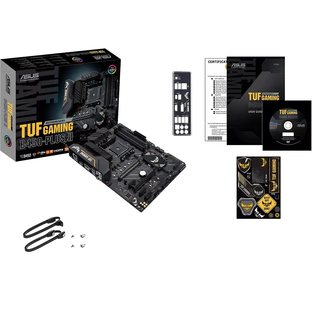 Материнська плата Asus TUF Gaming B450-PLUS II sAM4 B450 4xDDR4 HDMI-DP ATX - фото 8
