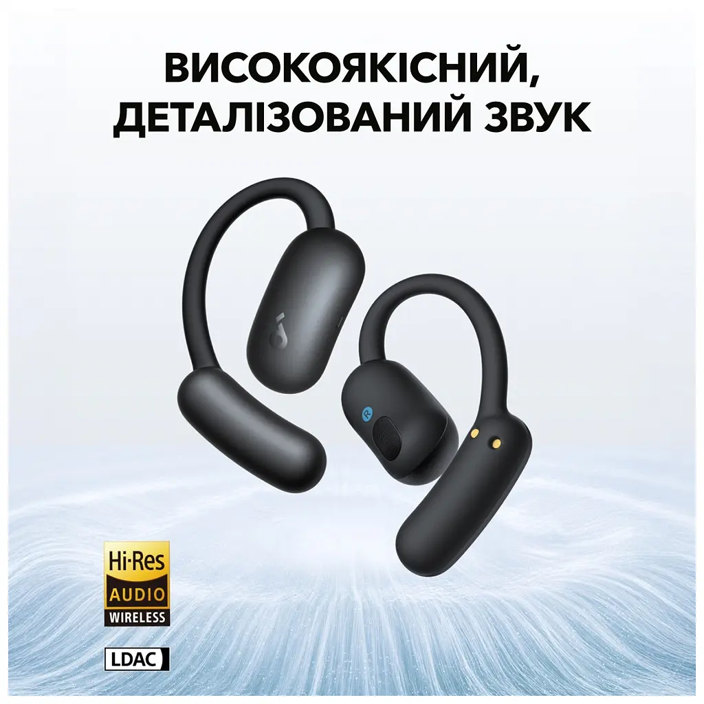 Навушники Anker SoundСore AeroFit 2 Black (A3874G11) - фото 12