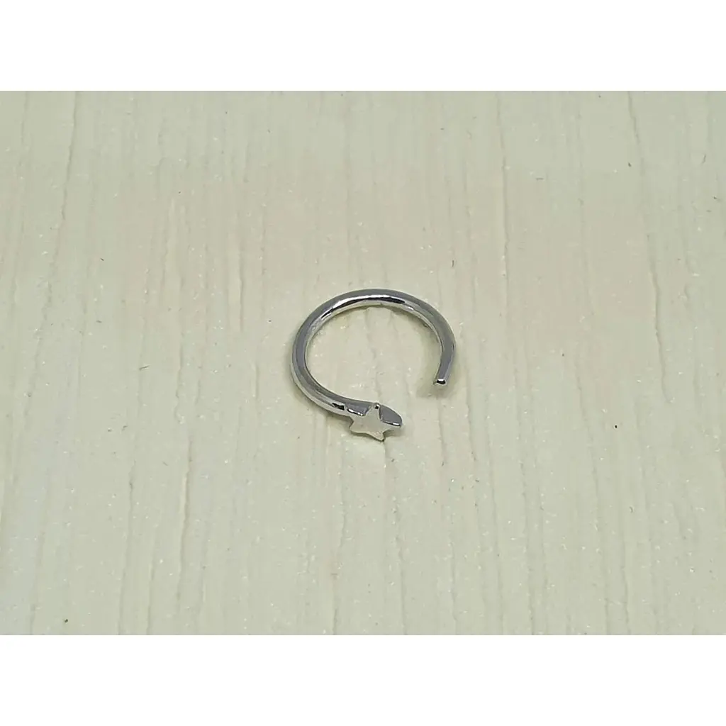 Срібна сережка-пірсинг в ніс Dear. 1058С - фото 2