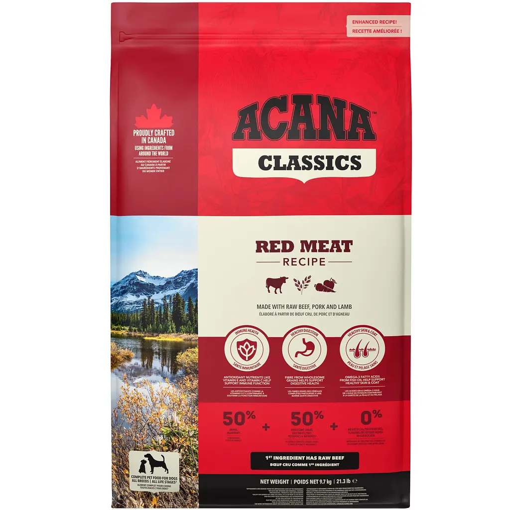 Сухий корм для собак усіх порід Acana Red Meat Recipe з червоним м'ясом 9.7 кг a56112