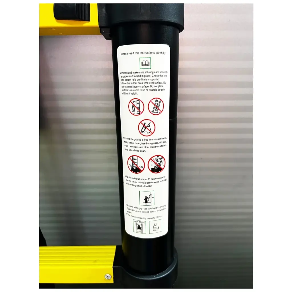 Лестница GTM телескопическая 13сх. 3,8м (KME1038Y/881038) - фото 3