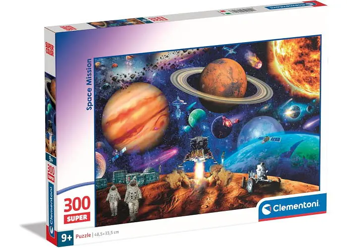 Пазл Clementoni Super: Космічна місія (Super - Space Mission Puzzle - 300 pcs.), 300 ел. (21724)