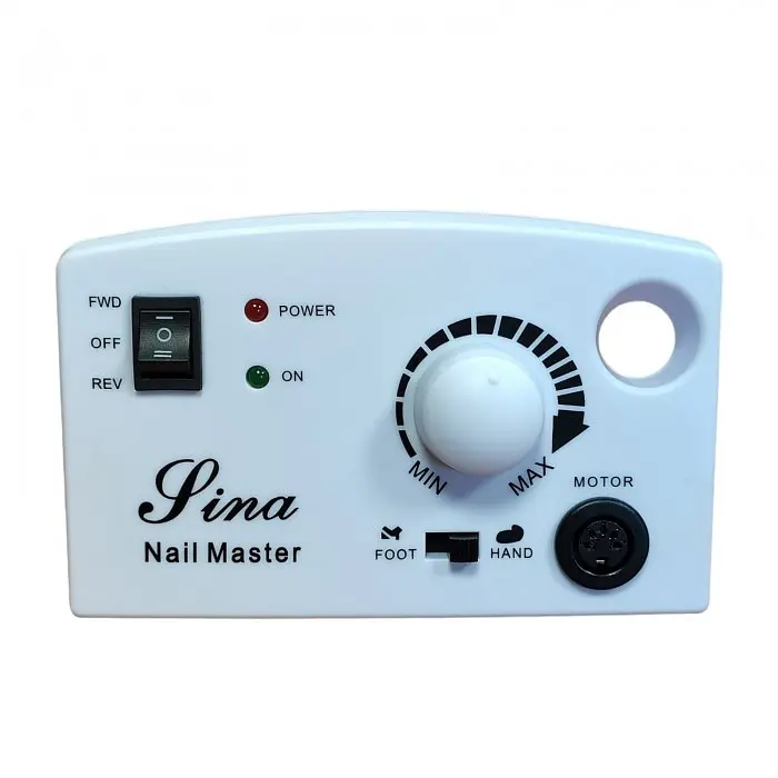 Фрезер для манікюру та педикюру 30000 оборотів Nail Master Lina 5227 фрезер для нігтів білий - фото 3