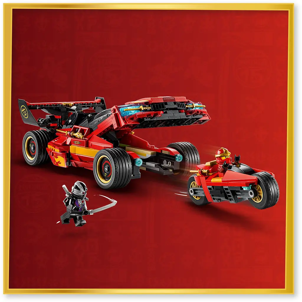 Конструктор LEGO Ninjago Переслідувач ніндзя X-1 - 15-та річниця (71867) - фото 10