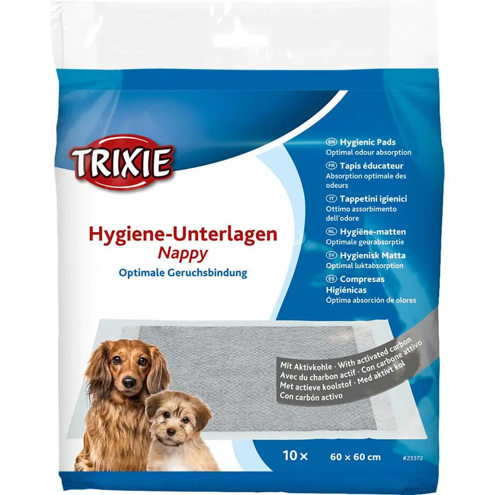 Пелюшки для собак Trixie з активованим вугіллям 60 х 60 см 10 шт - фото 5