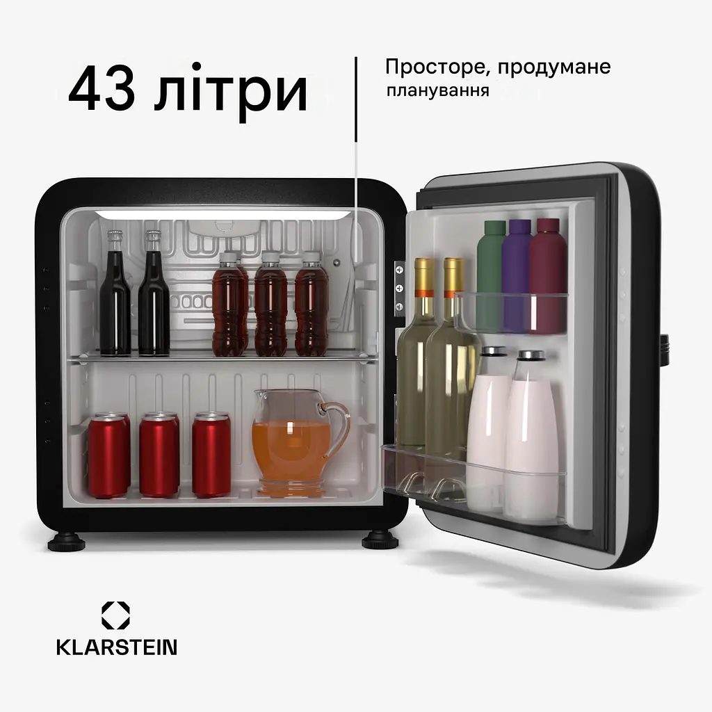 Холодильник-міні Klarstein Audrey Evo 43 л 42 Вт (10046619) - фото 4