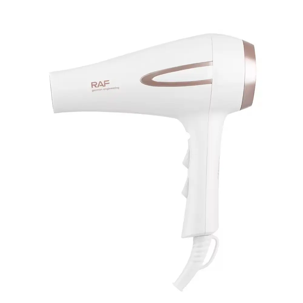 Фен для волосся RAF R.408 з концентратором 2200W White - фото 2