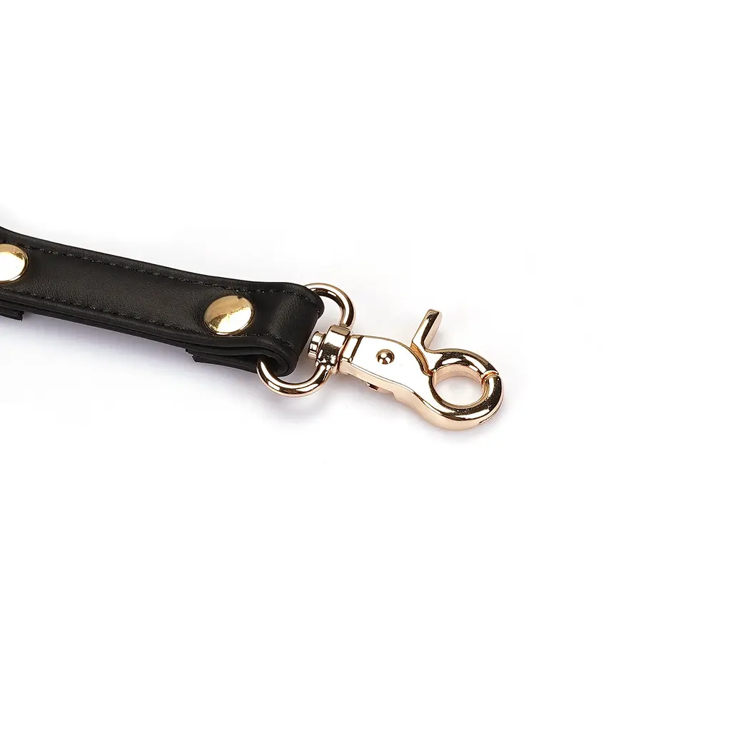 Фіксатор Liebe Seele Dark Candy Hogtie With Gold Hardware чорний - фото 3