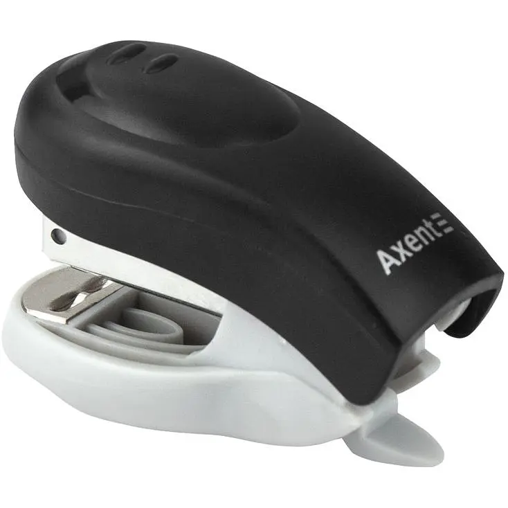 Степлер канцелярский Axent Welle-2 №24/6, 10 листов черный (4810-01-A) - фото 2