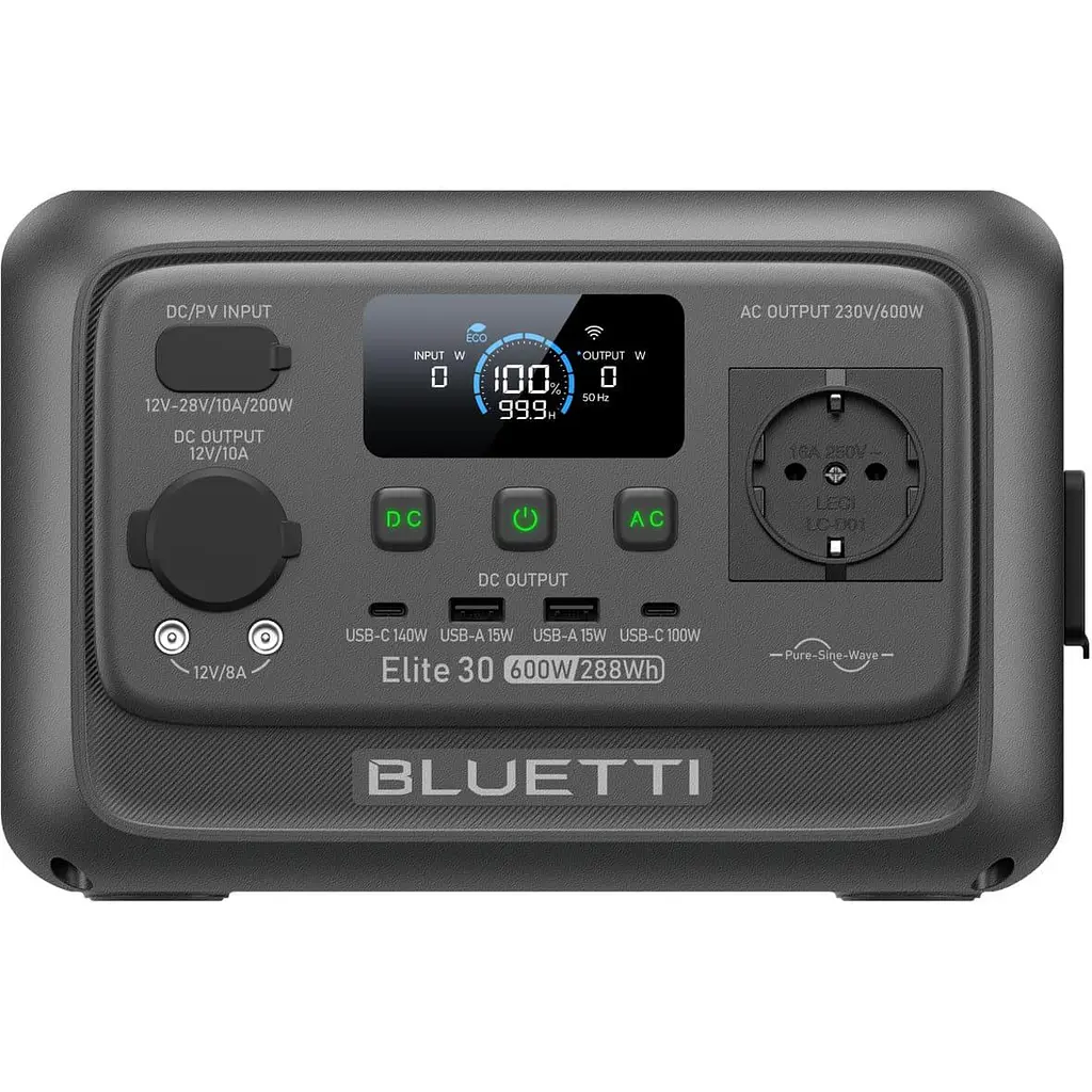 Зарядная станция BLUETTI Elite 30 V2 / 600 Вт / 288 Вт/ч / LiFePO4 (EL30V2) UA - фото 5
