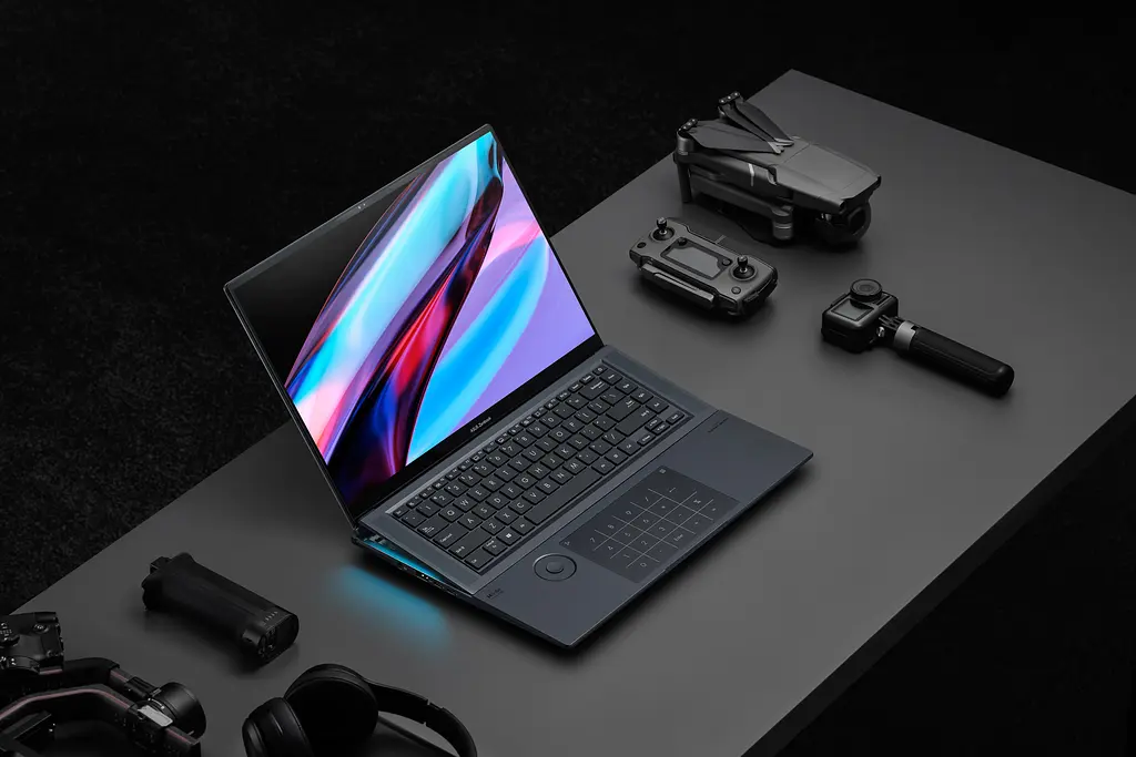 Ноутбук ASUS Zenbook Pro 16X UX7602ZM-ME164 16 4K OLED/Intel i9-12900H/32/1024F/NVD3060-6/noOS/Black (90NB0WU1-M00900) - фото 3