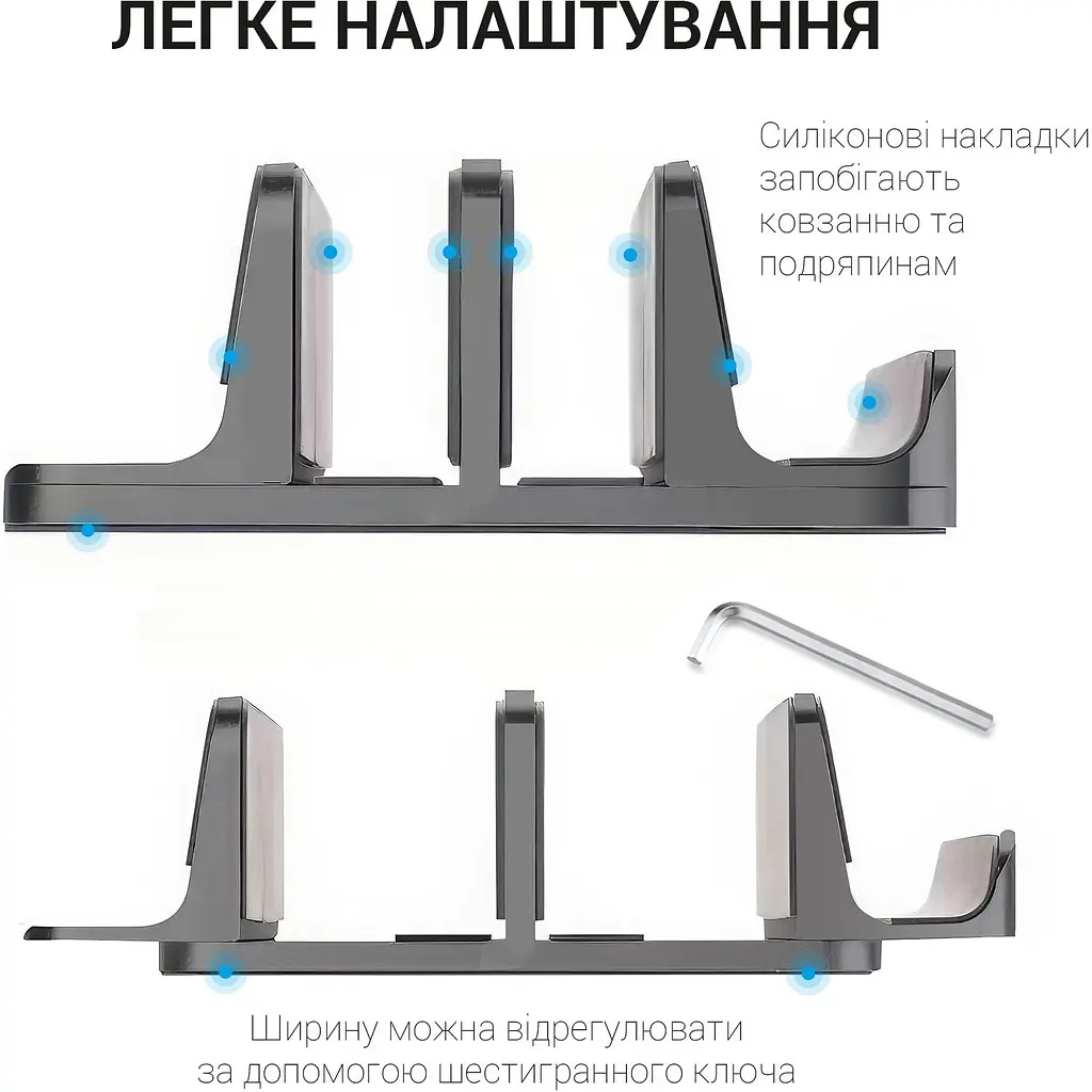 Підставка для ноутбука OfficePro LS730G Grey [144421] - фото 7