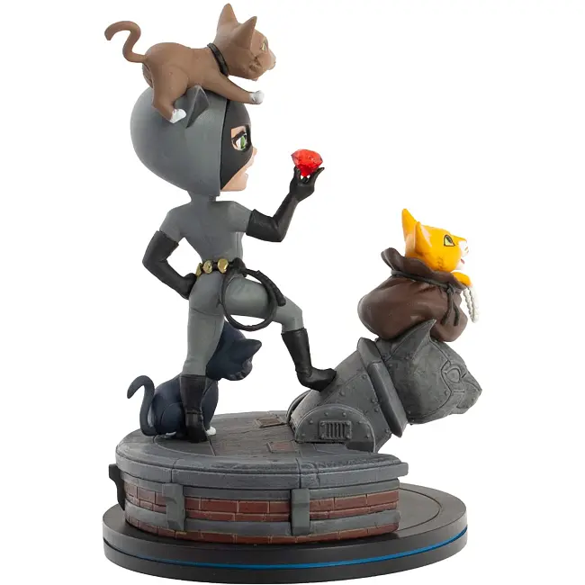 Коллекционная  фигурка   Quantum Mechanix DC Comics Catwoman Женщина Кошка ДС комикс 12 см QM DC C 12 - фото 4