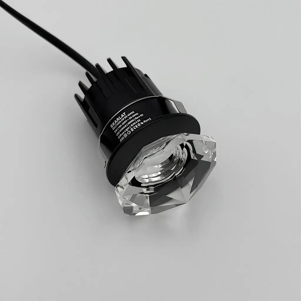Вбудований світильник Skarlat RSL74366 3W BK 4000K - фото 2