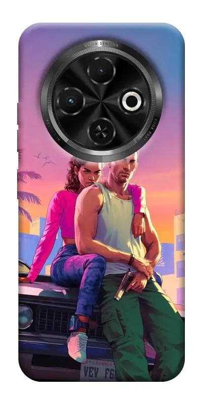 TPU чохол Demsky GTA VI Heroes для TECNO Spark 30C