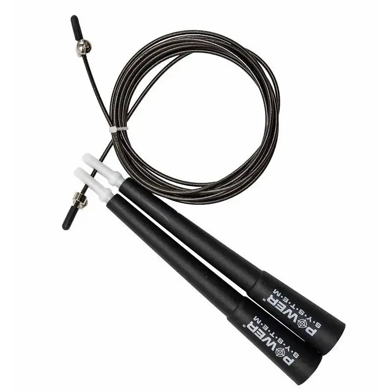 Скакалка швидкісна Power System PS-4033 2.8 м, Black - фото 2