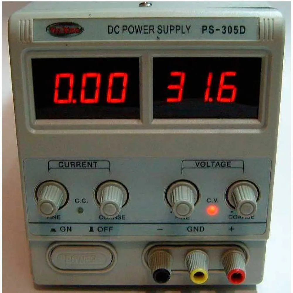 Лабораторний блок живлення Extools PS-305D, 30 В, 5 А - фото 4