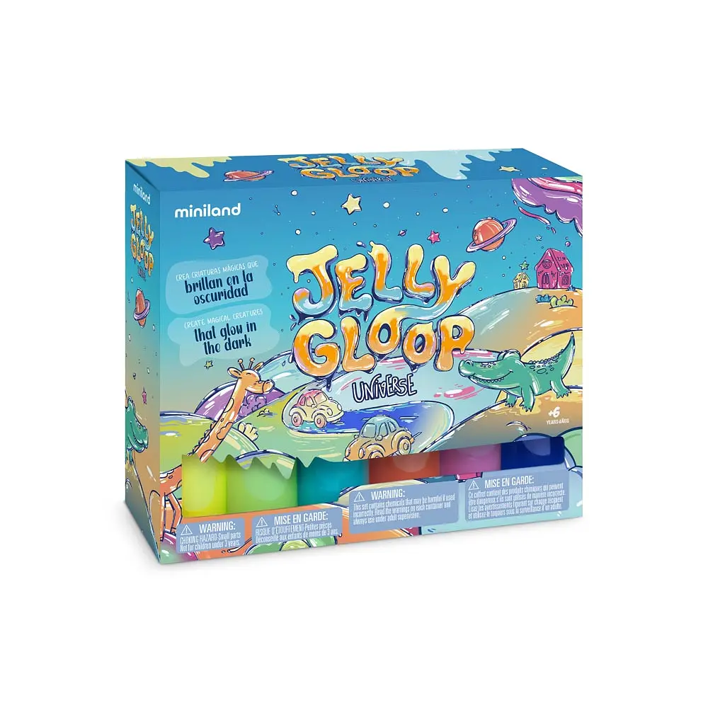 Творчий набір для створення гелевих фігурок Miniland Jelly Gloop Universe - фото 2