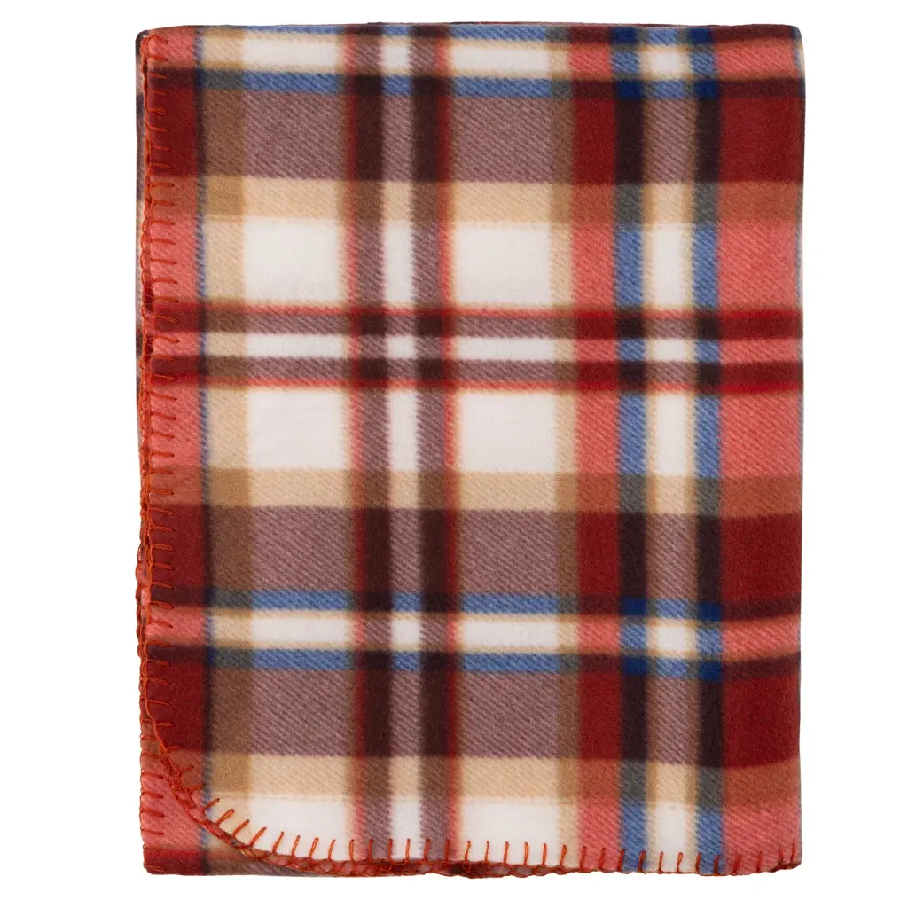 Плед Ardesto Fleece 100% поліестер, клітинка, біло-коричневий 130х160 см (ART0720PB) - фото 3