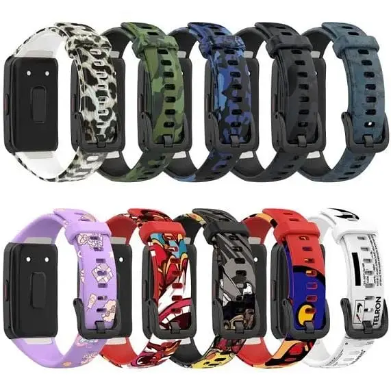 Силиконовый ремешок Becover Modern Style для Huawei Band 7/Honor Band 7 Purple (709451) - фото 6
