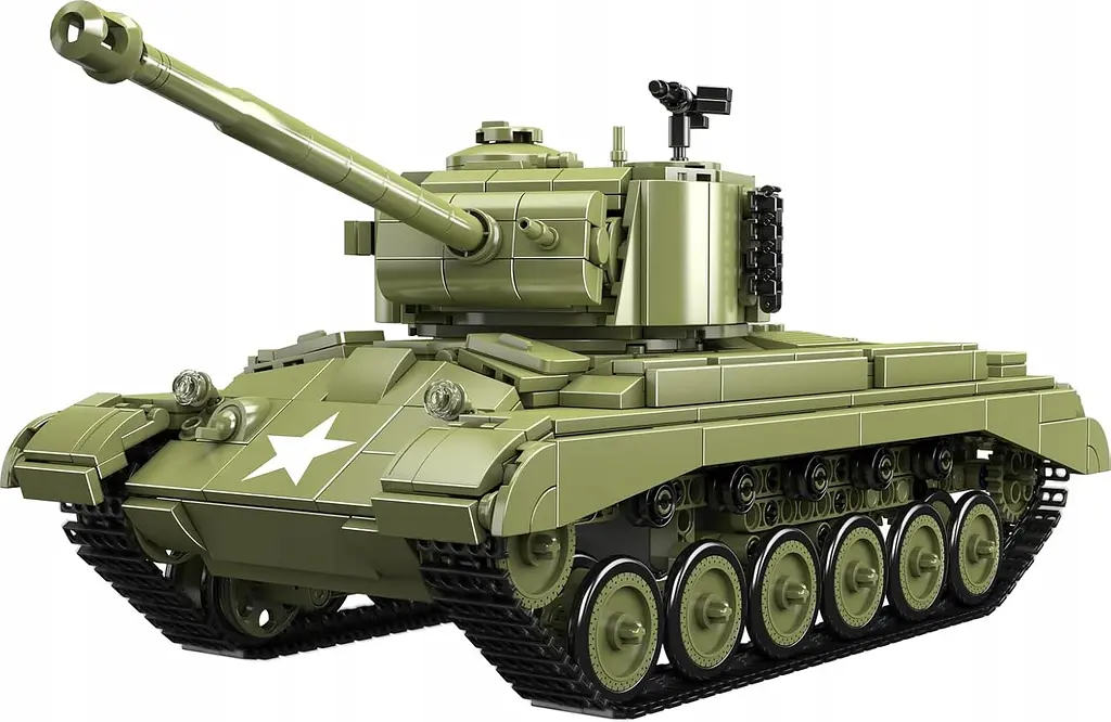 Конструктор танк М26  на радіокеруванні Mould King   Pershing Tank Technik військова техніка для дорослих та дітей 1054 деталі - фото 2