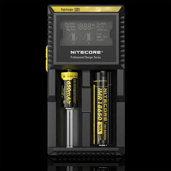 Універсальний зарядний пристрій акумуляторів Nitecore Digicharger D2 з LED дисплеєм - фото 2