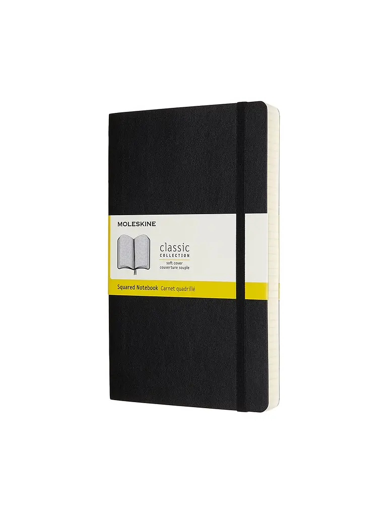 Записник Moleskine Classic Expanded середній, Клітинка Чорний М'який (QP617EXP) - фото 2