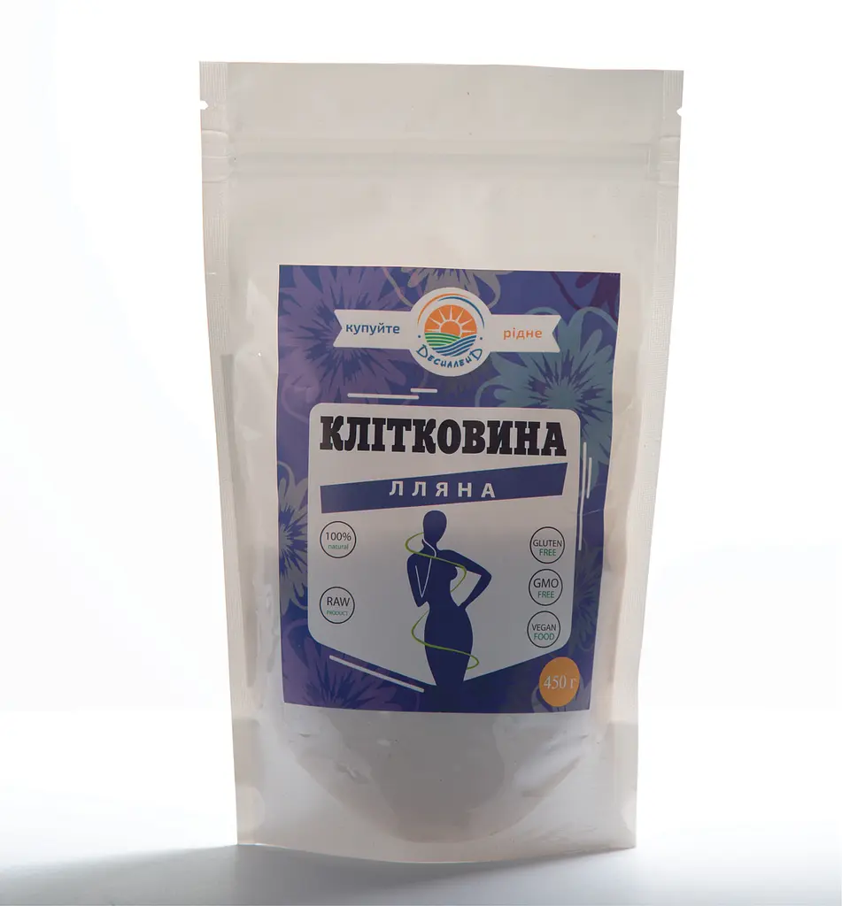 Висівки лляні (клітковина) Десналенд 450 г