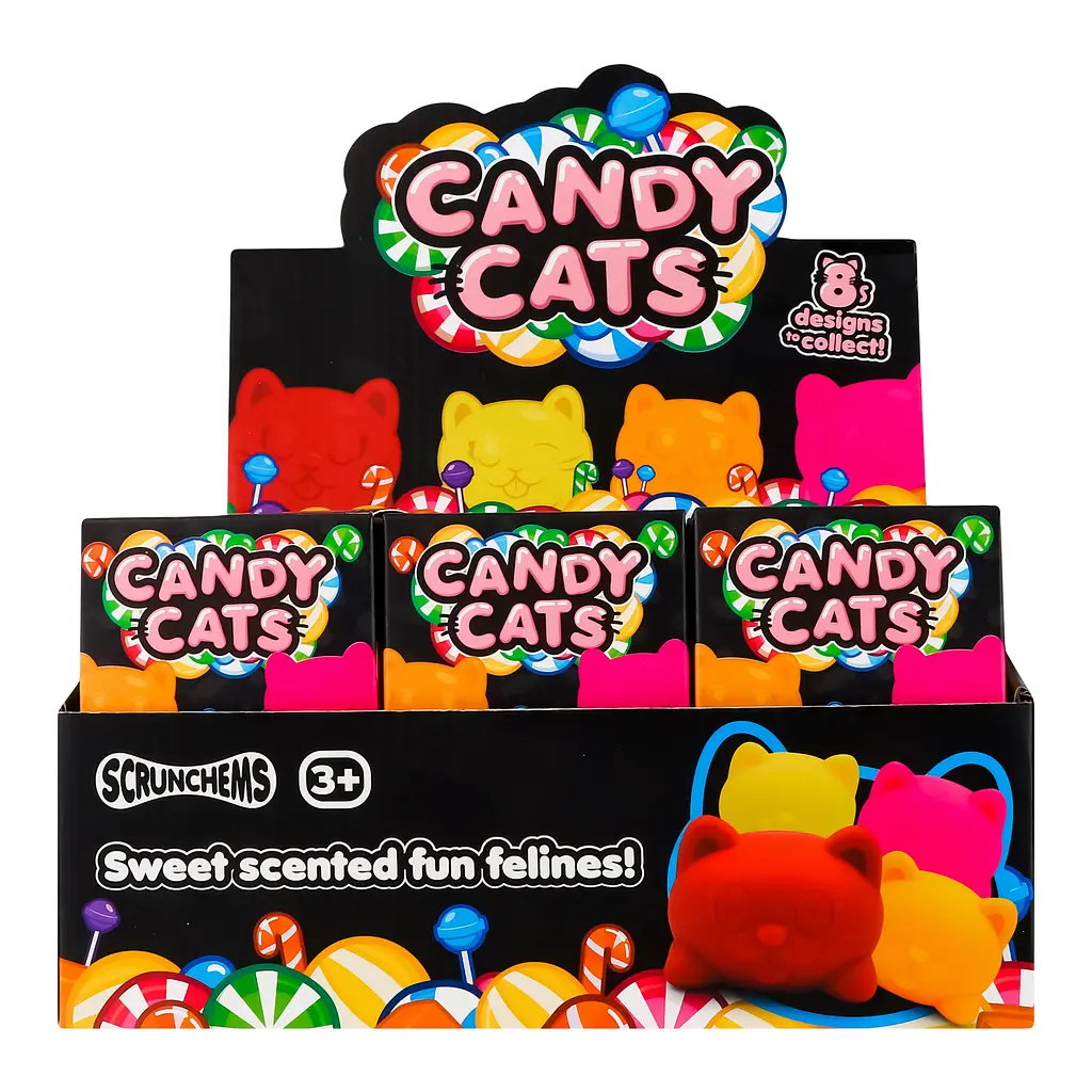 Игрушка-антистрес Tobar Сквиш Неоновые котики, с ароматом, 1 шт., в ассортименте (38670) - фото 7