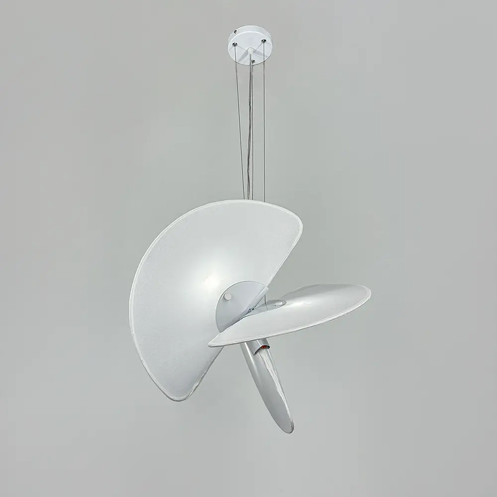 Футуристическая люстра в белом корпусе Ø 50 см Ст. PLP 07-500 Line F - фото 3