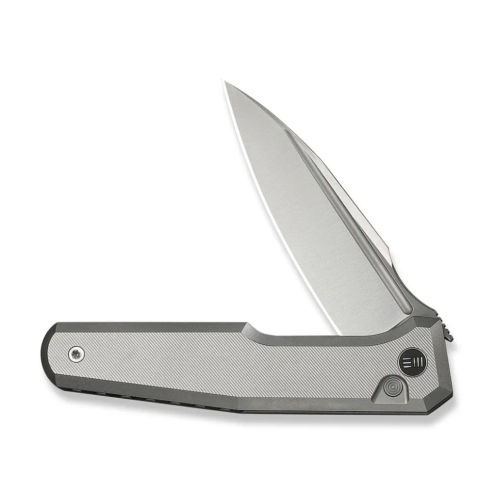 Ніж складаний туристичний Weknife Dressytak (8.6 см) Bohler M390 / Titanium сірий - фото 3