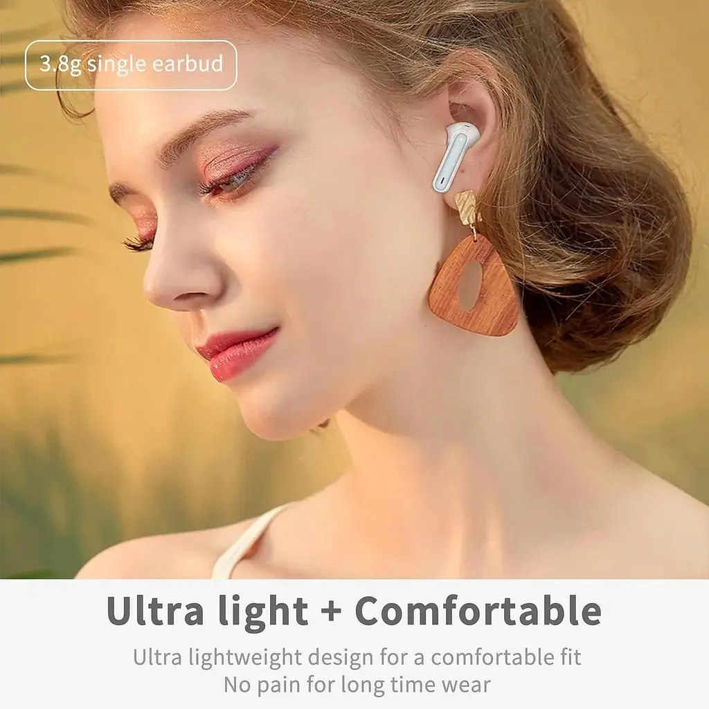 Бездротові навушники Bluetooth 5.3 4 ENC з шумопоглинанням - фото 4