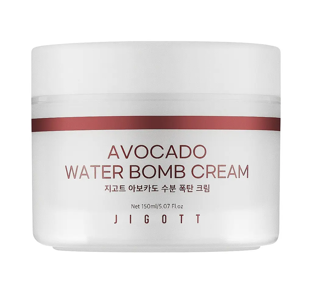 Зволожуючий крем для обличчя Авокадо Avocado Water Bomb Cream Jigott 150 мл