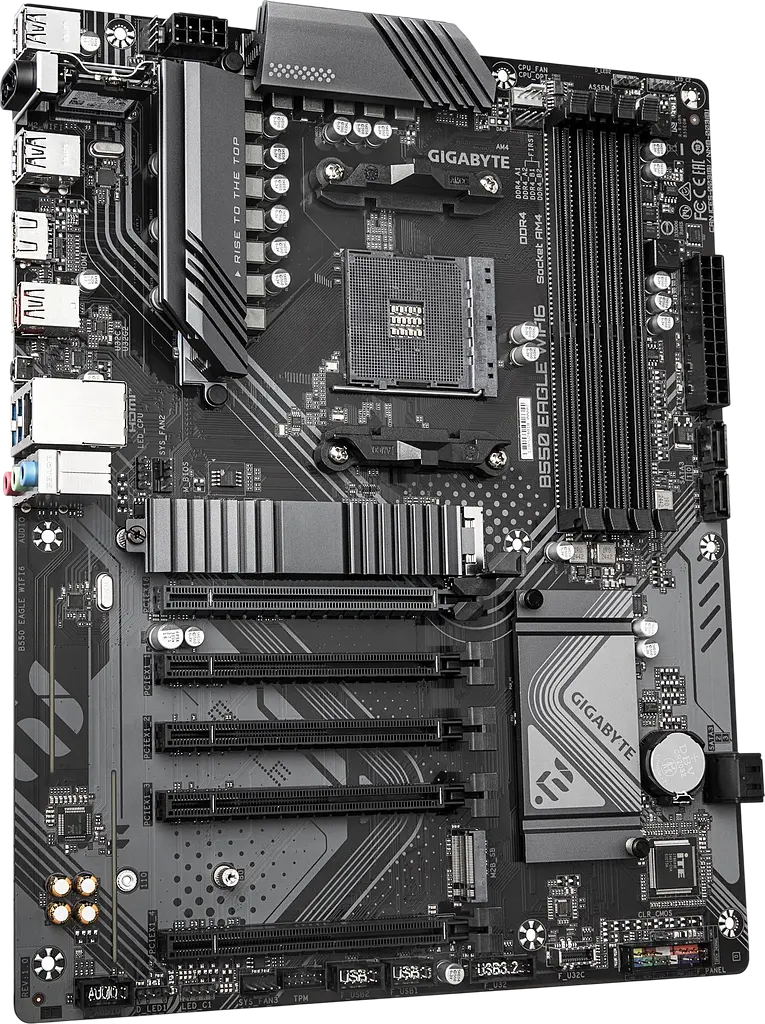 Материнська плата Gigabyte B550 Eagle WIFI6 Socket AM4 (B550 EAGLE WIFI6) - фото 2