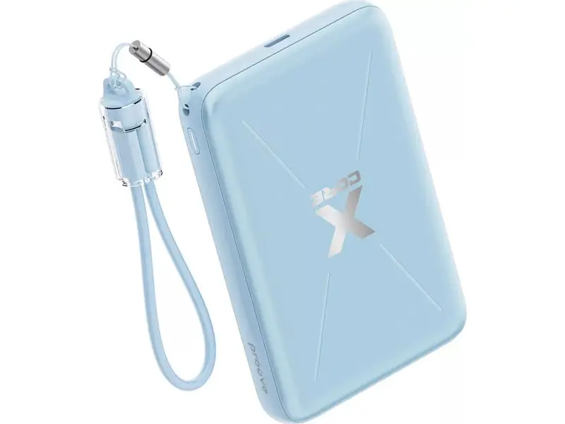 Зовнішній акумулятор (павербанк) Proove X-Core 22.5W 10000mAh Sky Blue (PNXC22010008) - фото 2