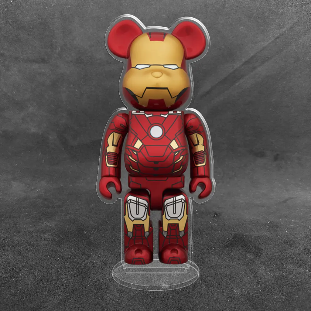 Акрилова колекційна фігурка Bearbrick Iron Man