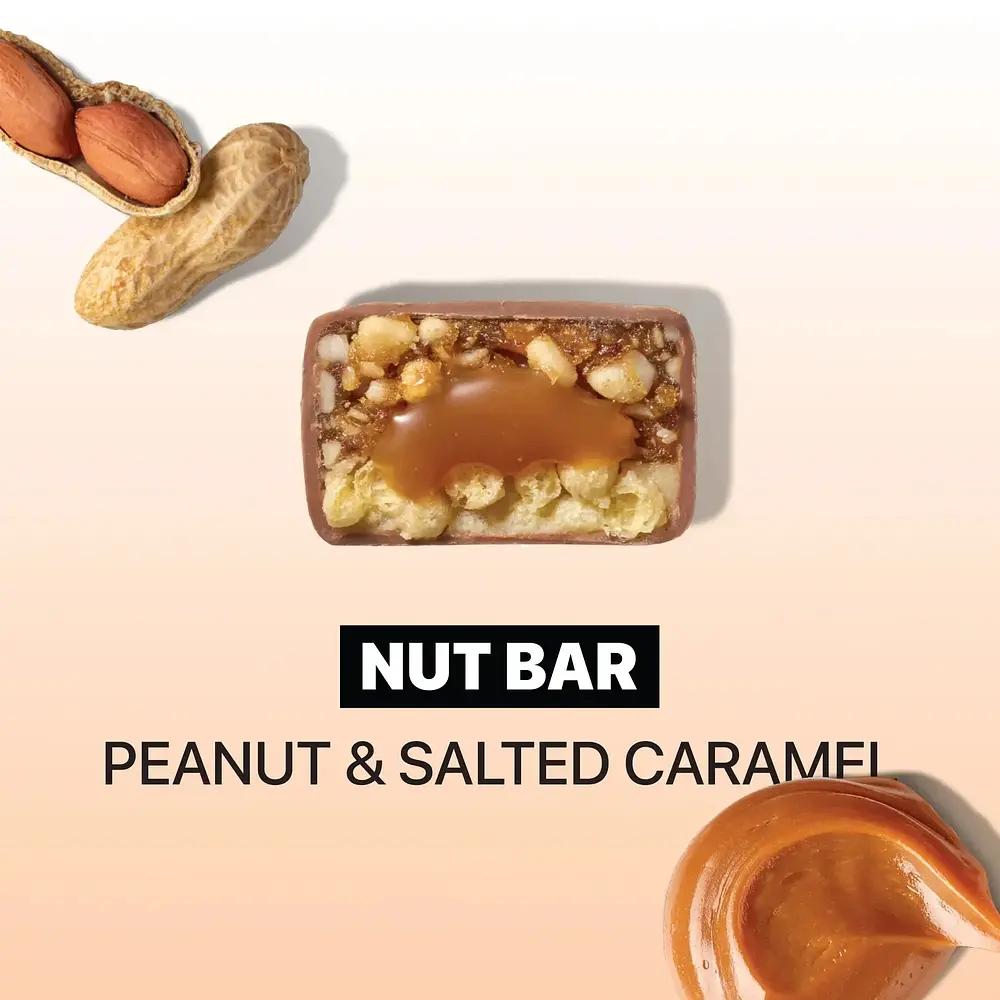 Батончик Space Bite Nut Bar 10*40 грам арахіс та солона каремель SpaceFood vit0003640 - фото 2